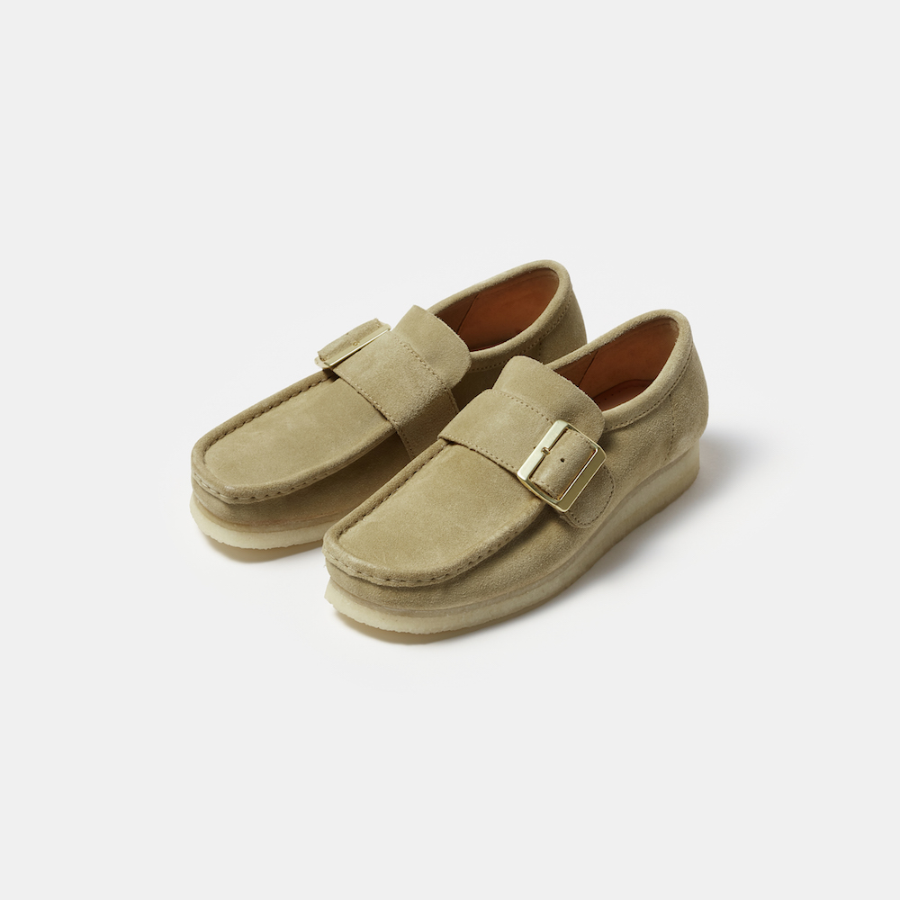 貴重】美中古 Clarks ユナイテッドアローズ しょぼ ワラビー モンク OVY