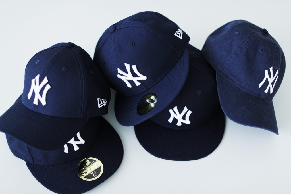 USA製 ニューエラ NY ヤンキース 和柄 刺繍ビッグロゴ cap キャップ