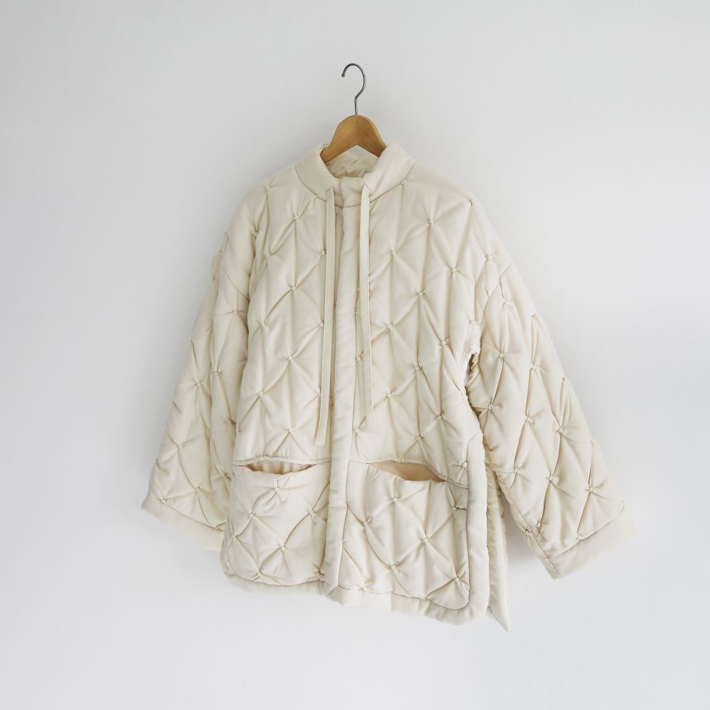 肩幅約58㎝fumika uchida silk cotton futon jacket - ジャケット ...